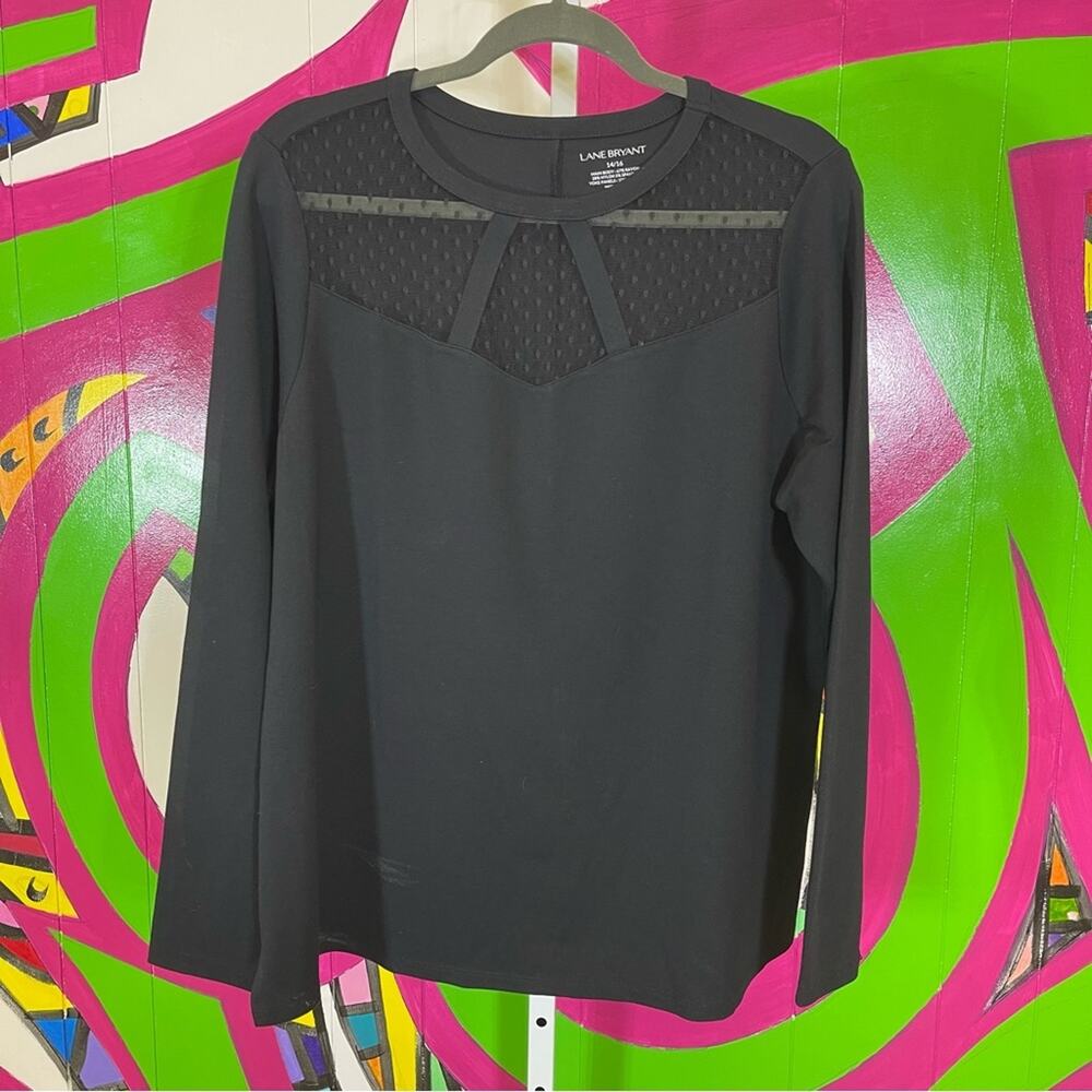 Lane Bryant, Long Sleeve Sweatshirt with cool neckline details. Size 14/16